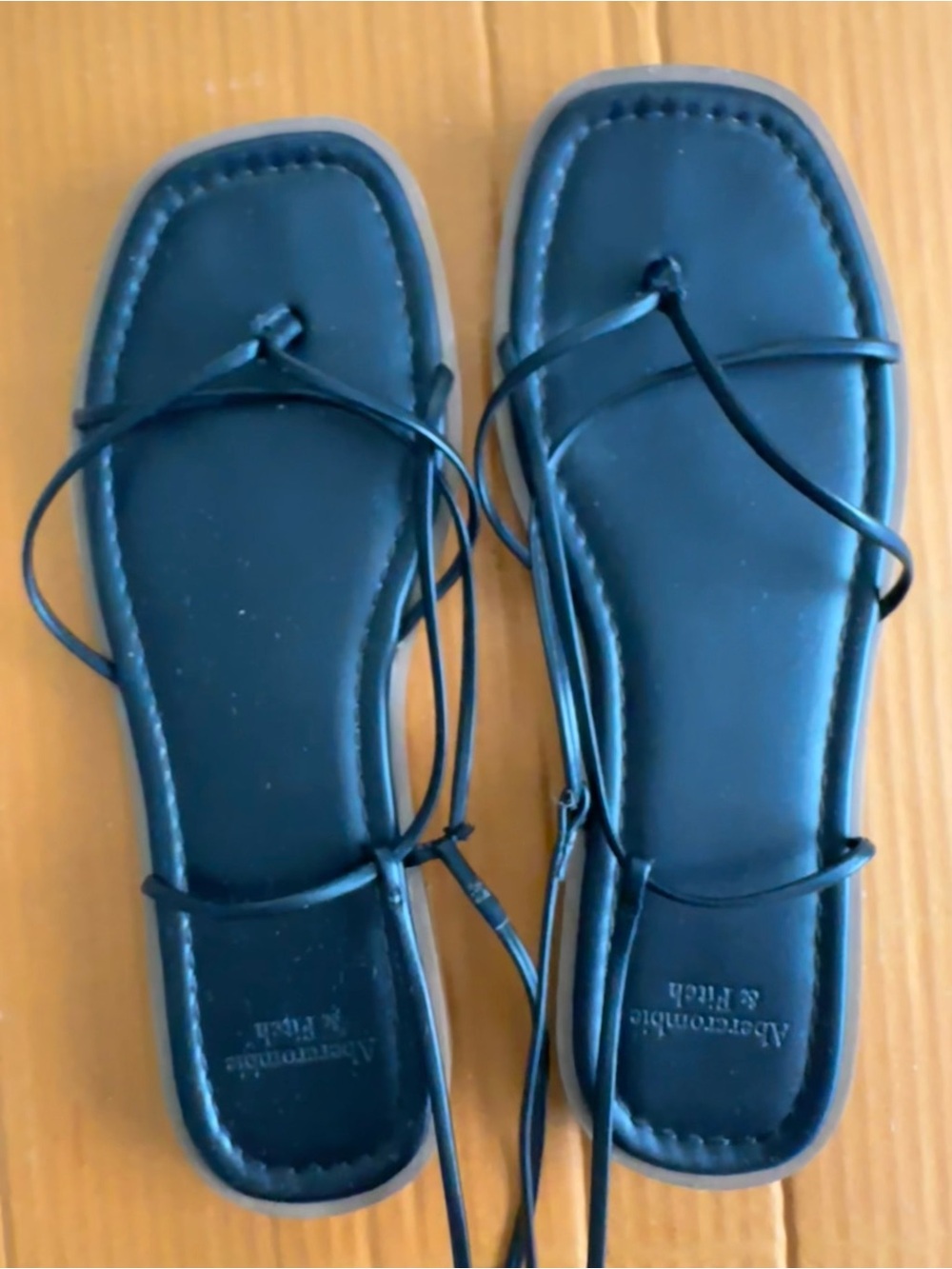 Strappy Black Women's Lace-Up Sandals